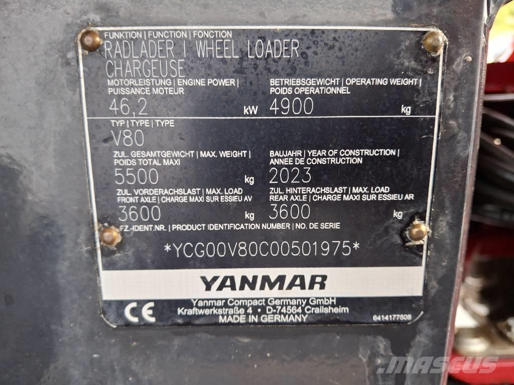 Yanmar V 80 Wheel loaders