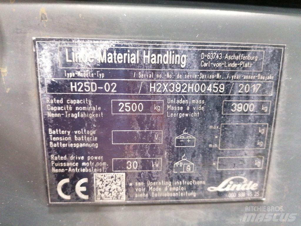 Linde H25D-02 Diesel trucks