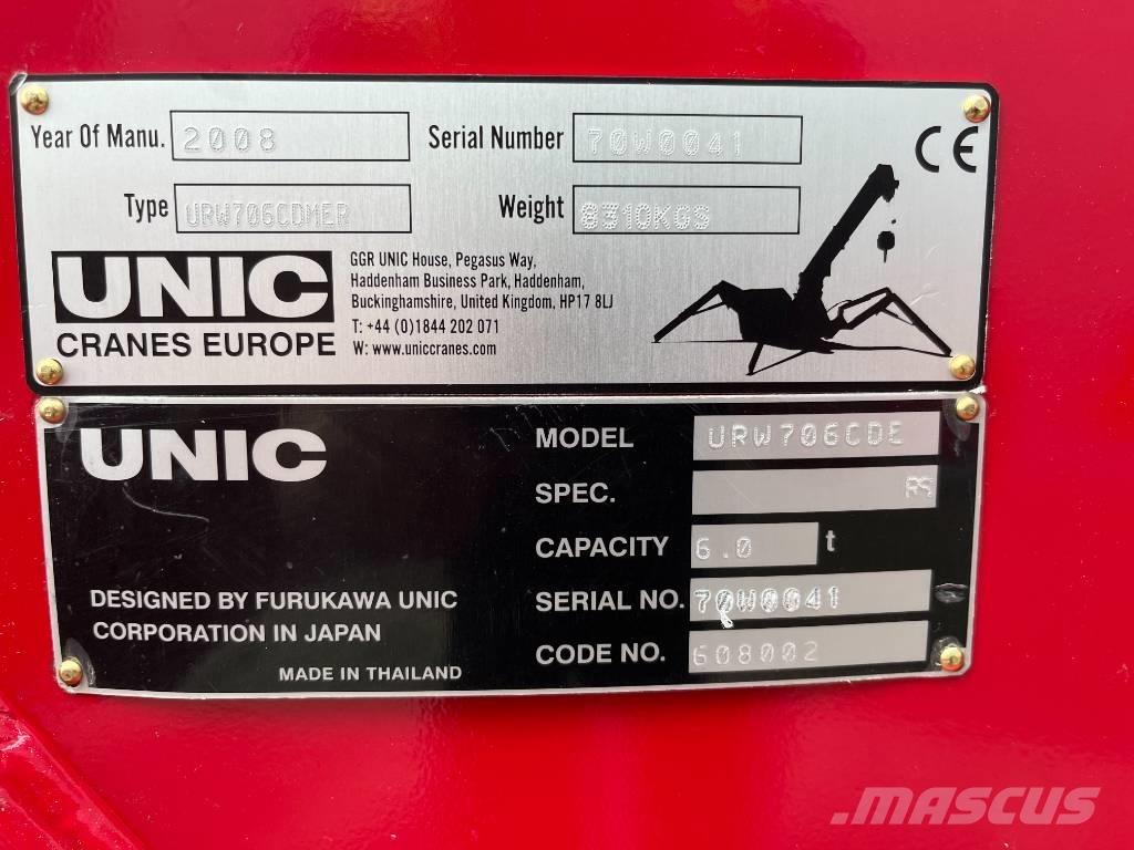 Unic URW 706 Mini cranes