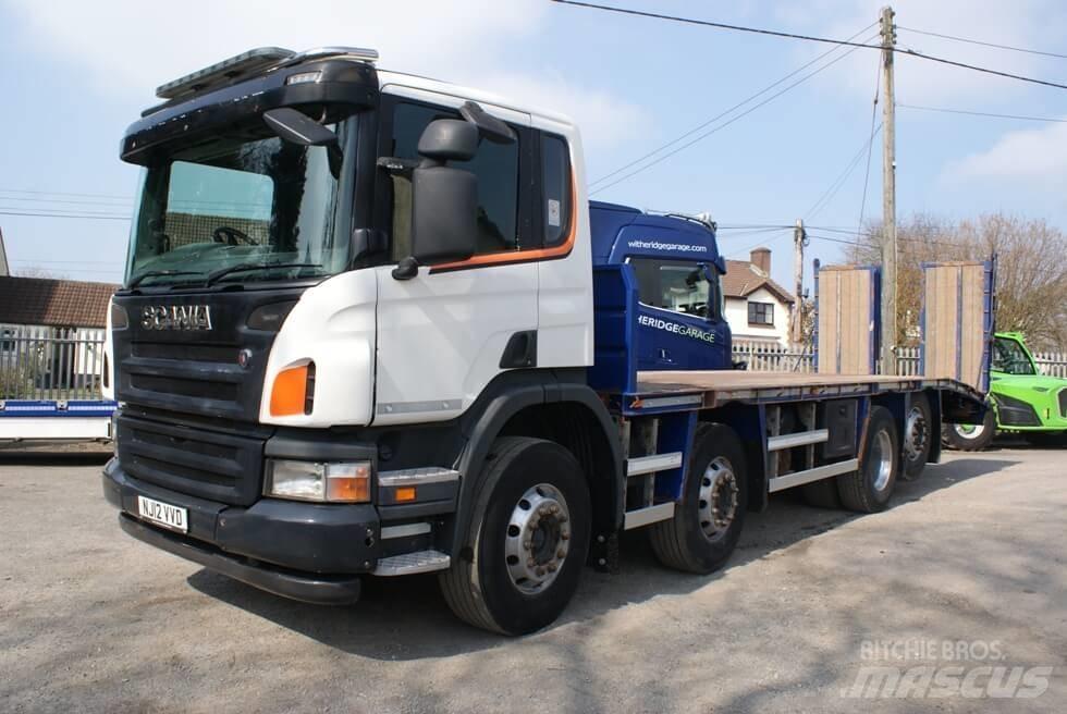 Scania P 360 CB Beavertail Flatbed / winch trucks
