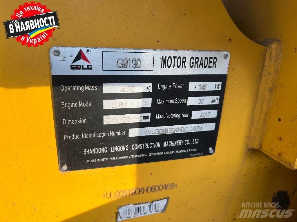 SDLG G 9190 Graders