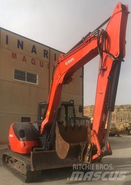 Kubota KX080-4 Midi excavators  7t - 12t