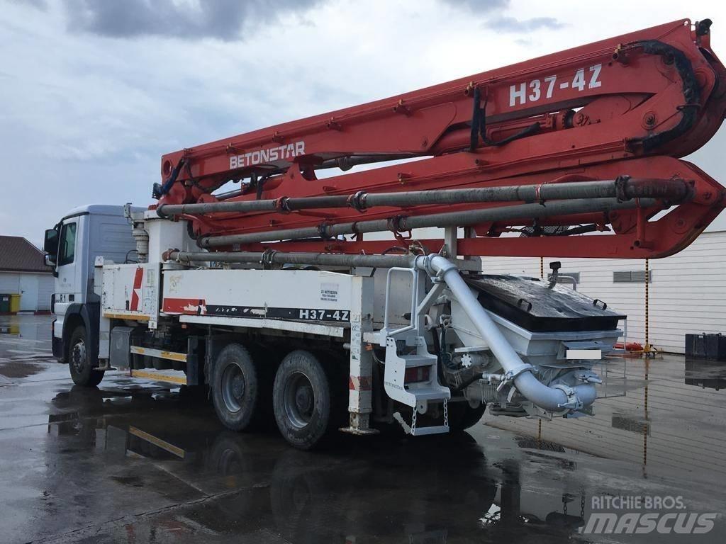 Betonstar 37M-4Z Concrete pump trucks