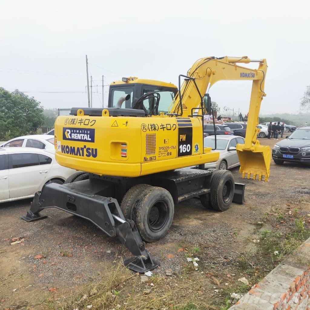 Komatsu PW160W-7 Wheeled excavators