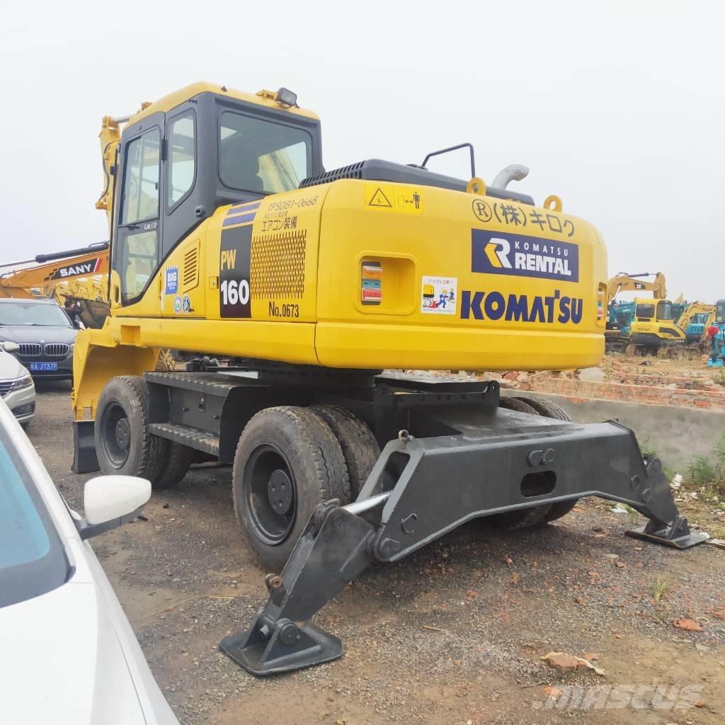 Komatsu PW160W-7 Wheeled excavators