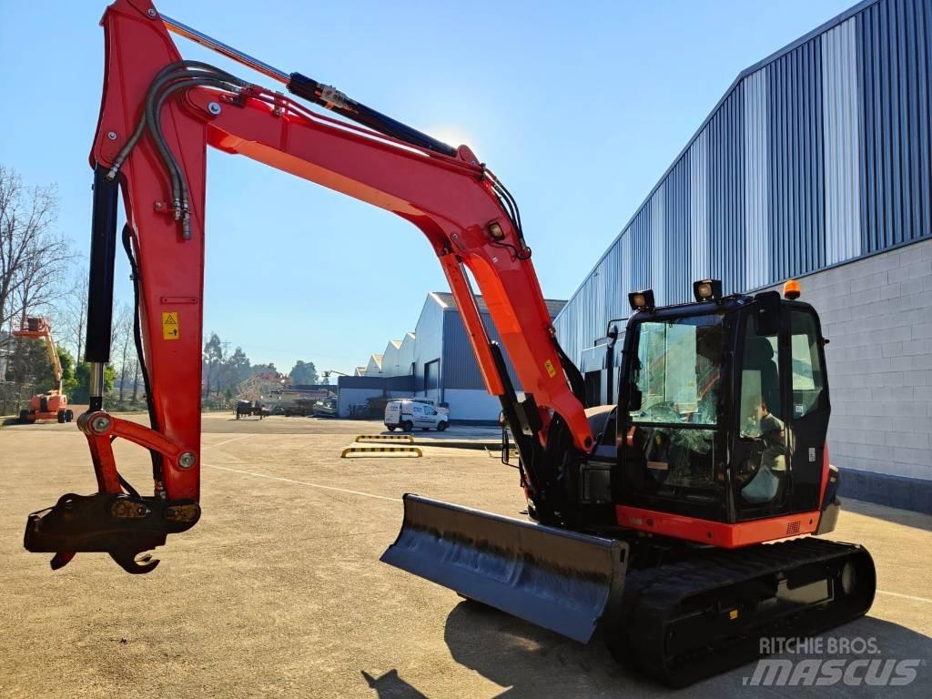 Kubota KX080-4a2 Midi excavators  7t - 12t
