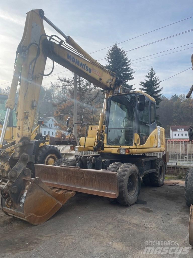 Komatsu PW 130-7K Wheeled excavators