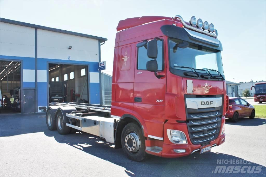 DAF XF 480 FAS 6x2 Container Frame trucks