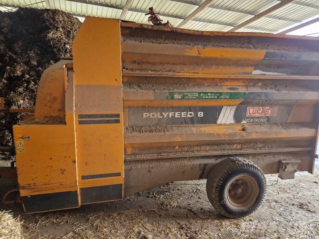 Lucas Polyfeed 8 Bale shredders, cutters and unrollers