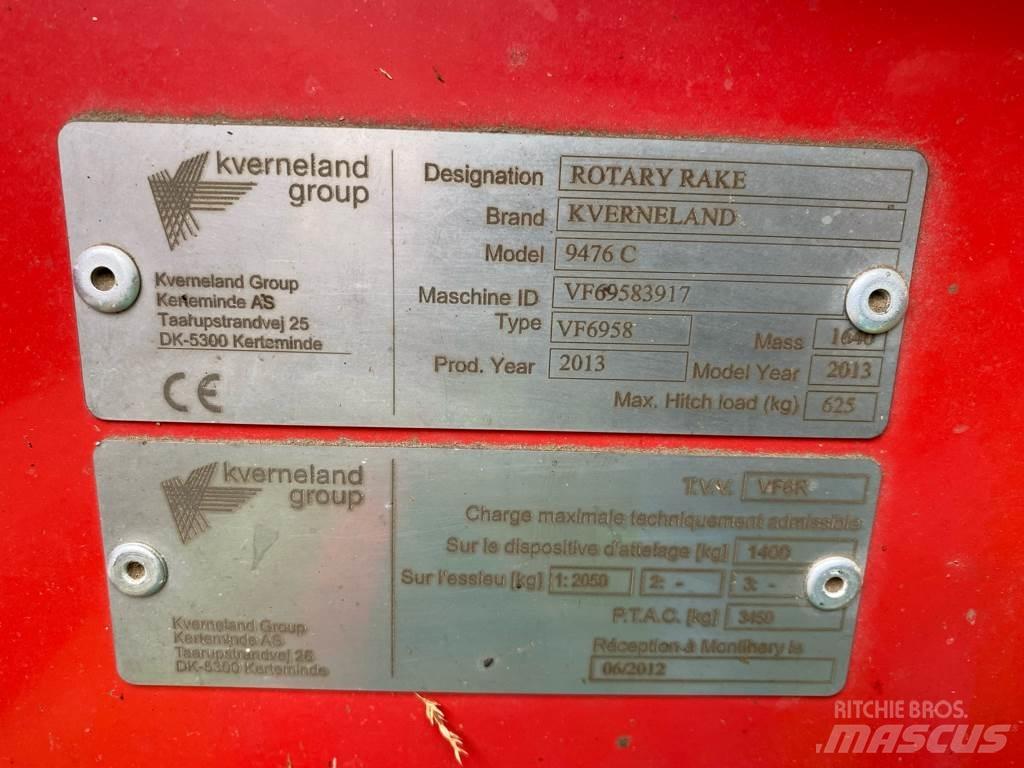 Kverneland 9476C Windrowers