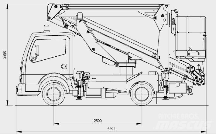 Palfinger P 240 AXE Truck & Van mounted aerial platforms