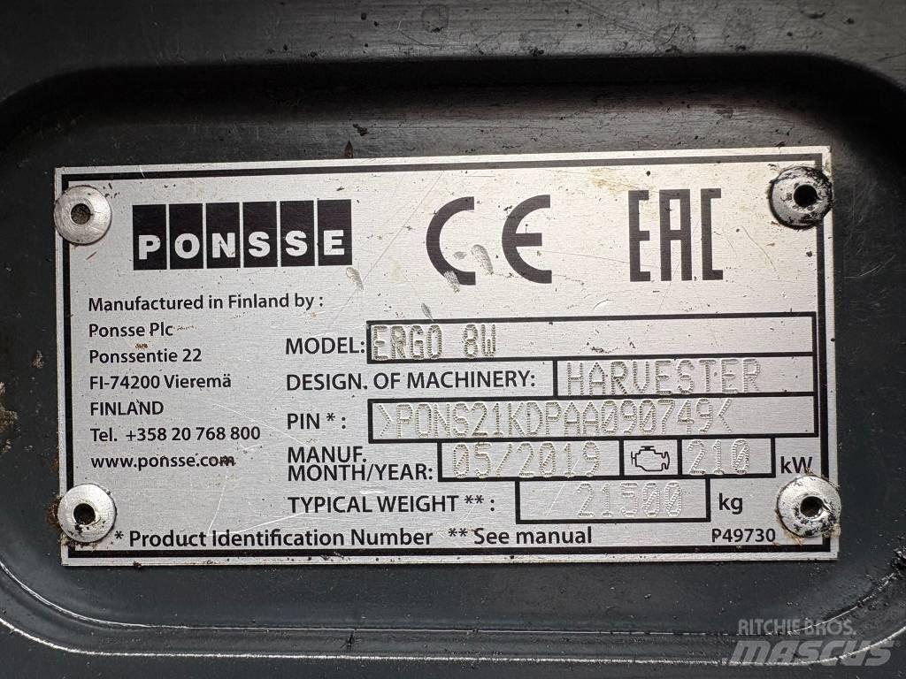 Ponsse Ergo 8W Harvesters