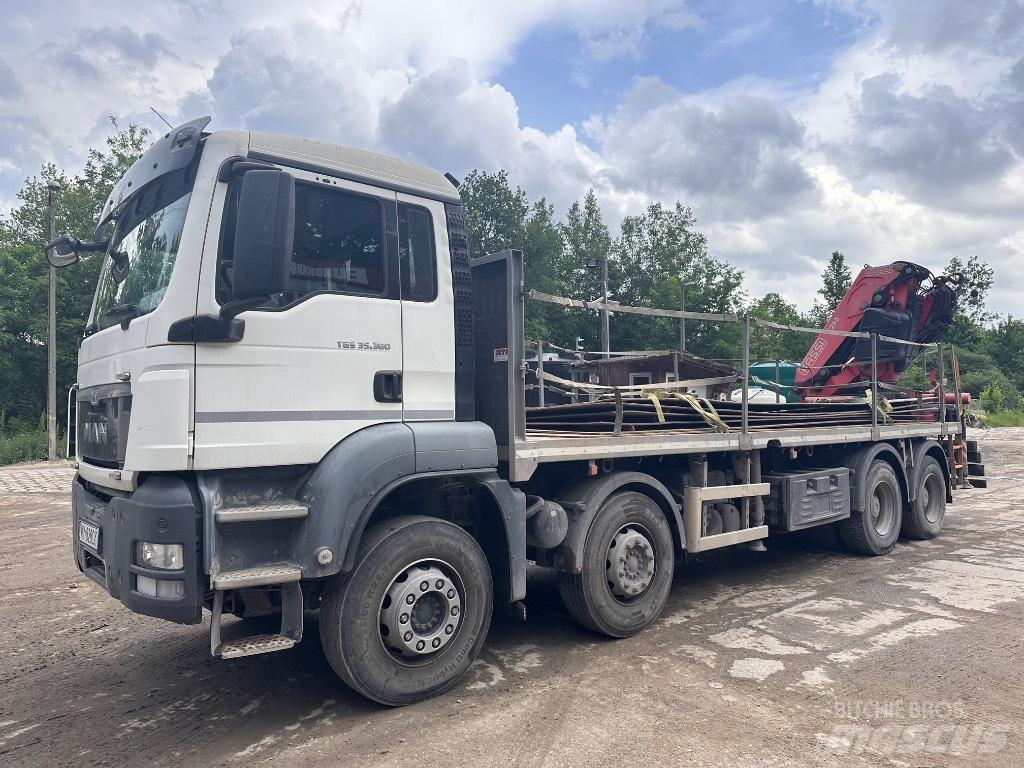 MAN TGS 35.360 8x4 Crane trucks