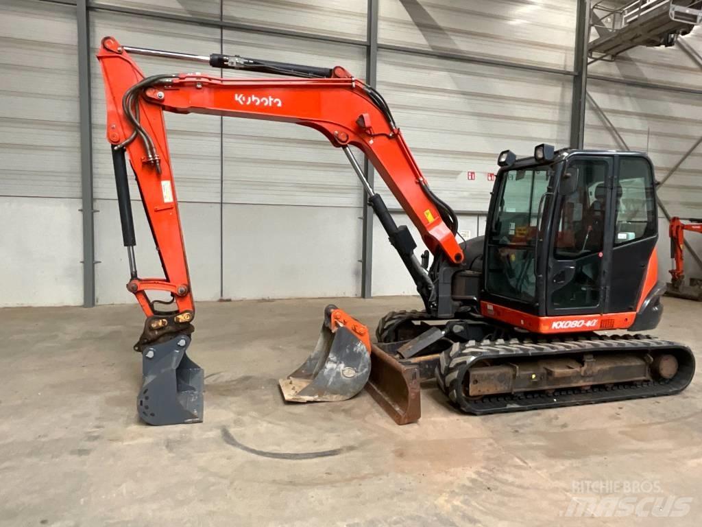 Kubota KX 080-4 A Midi excavators  7t - 12t