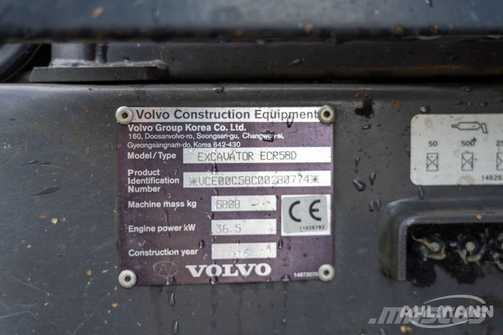 Volvo ERC58D Mini excavators < 7t (Mini diggers)