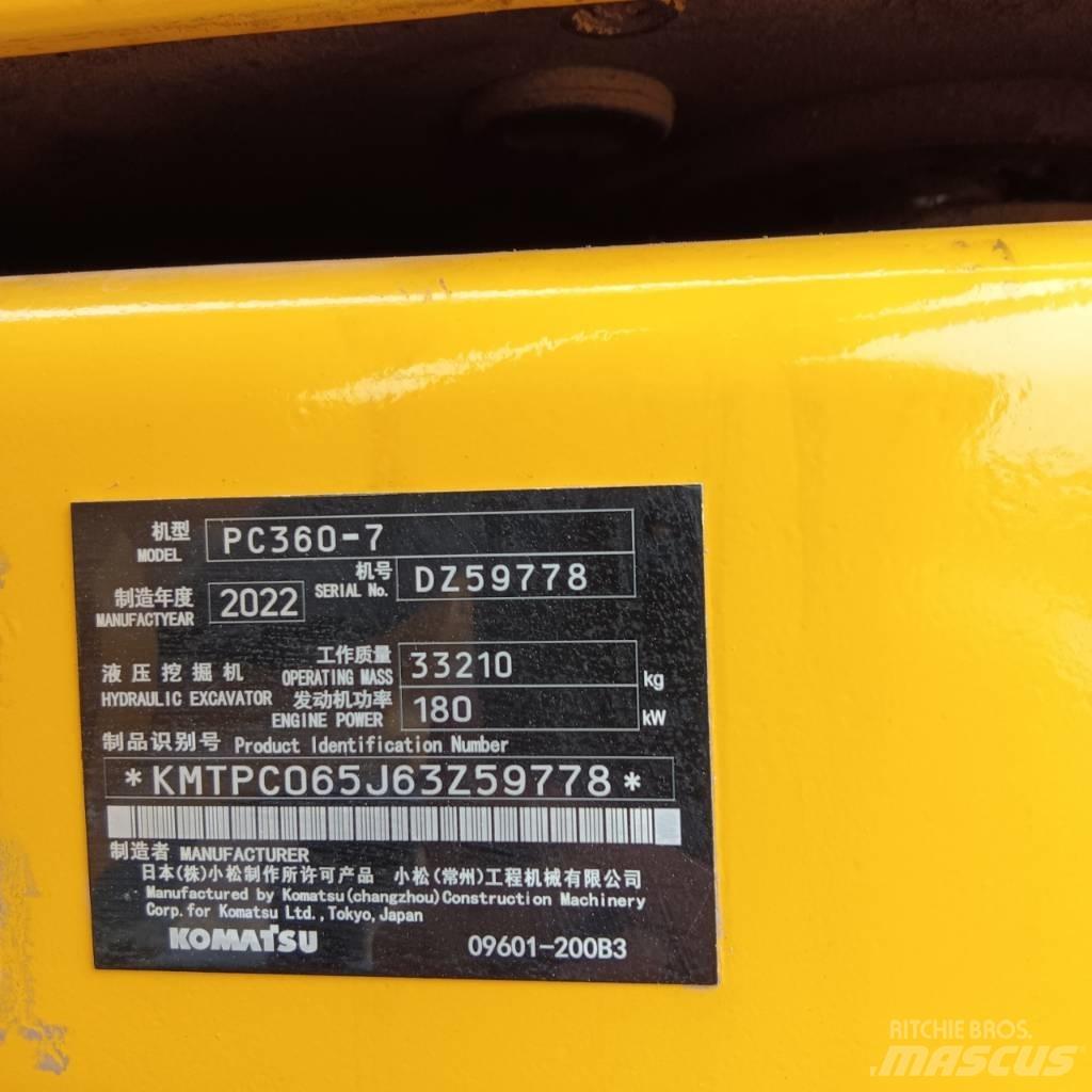 Komatsu PC 360-7 Crawler excavators