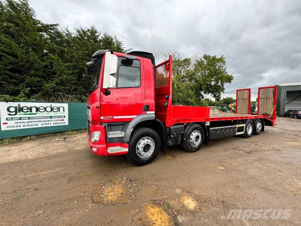 DAF CF 400 Beavertail Flatbed / winch trucks