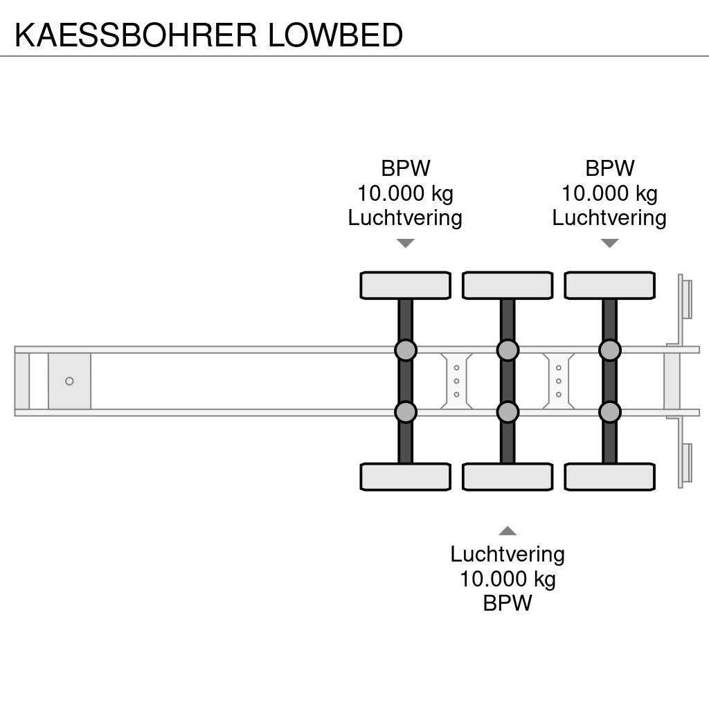 Kässbohrer LOWBED Low loader-semi-trailers