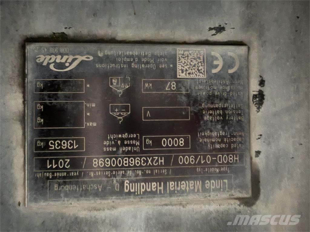 Linde H80D-01/900 Diesel trucks