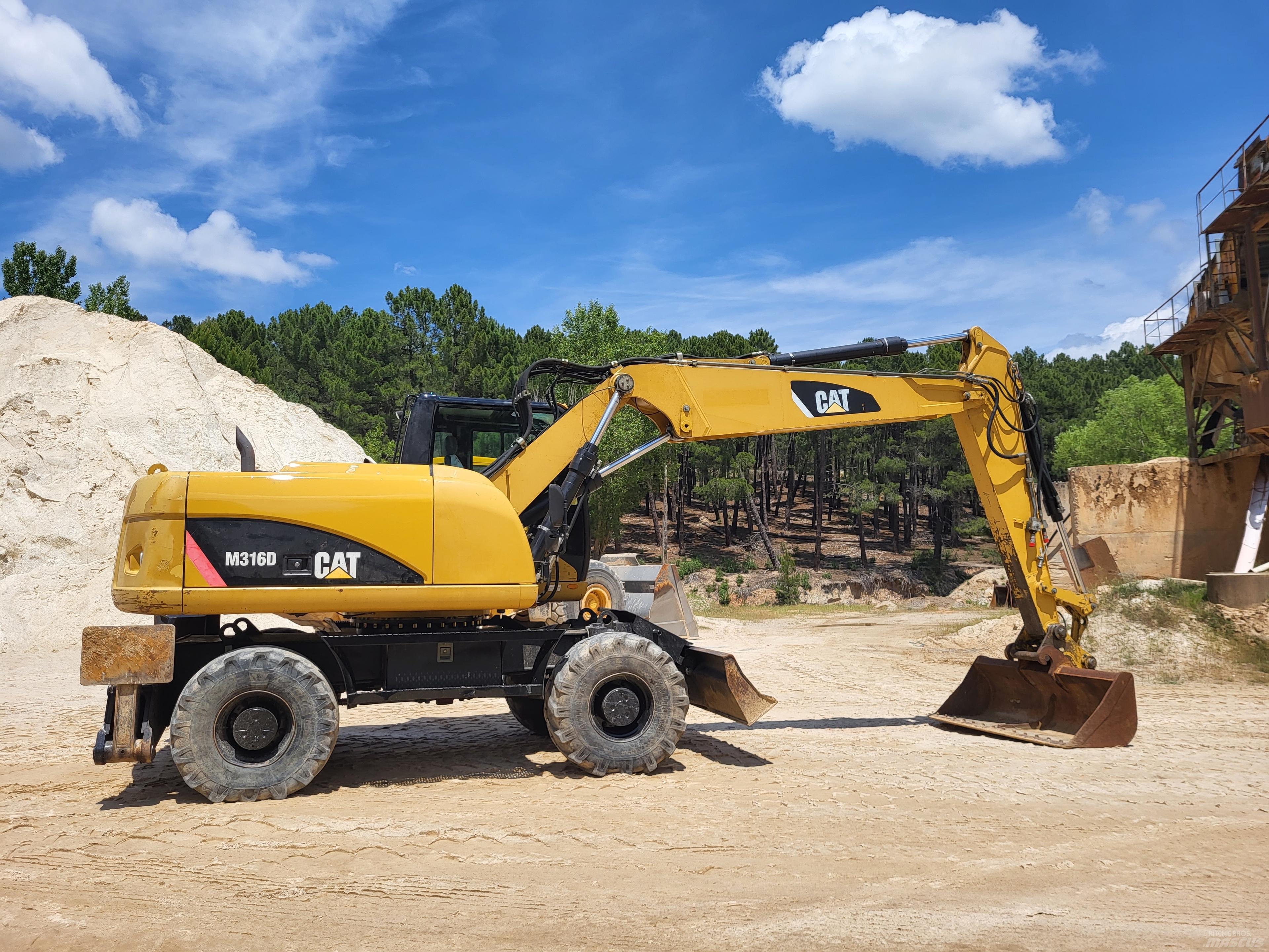 CAT 316d Wheeled excavators