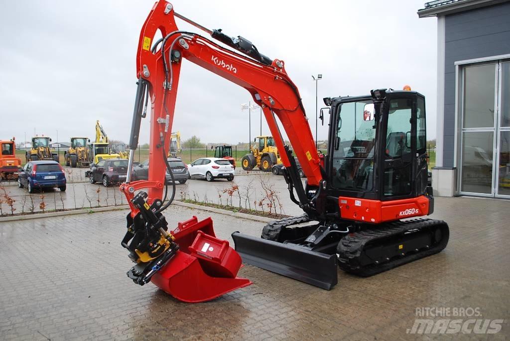 Kubota KX 060 - 6 tons Mini excavators < 7t (Mini diggers)