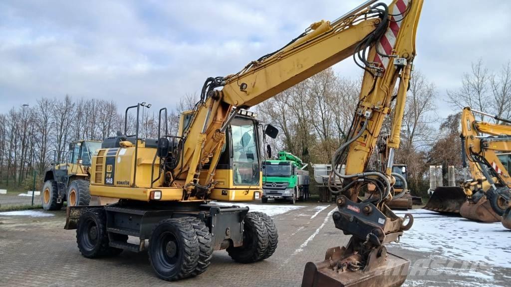 Komatsu PW 148-8 Wheeled excavators