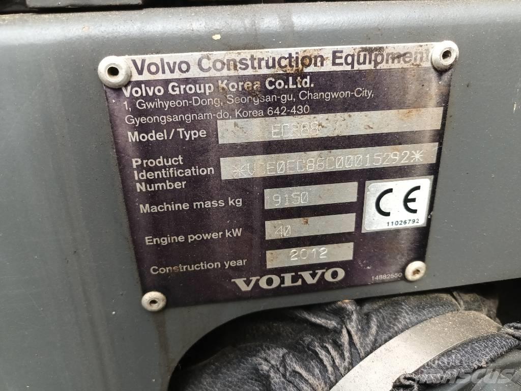 Volvo ECR 88 PLUS Midi excavators  7t - 12t