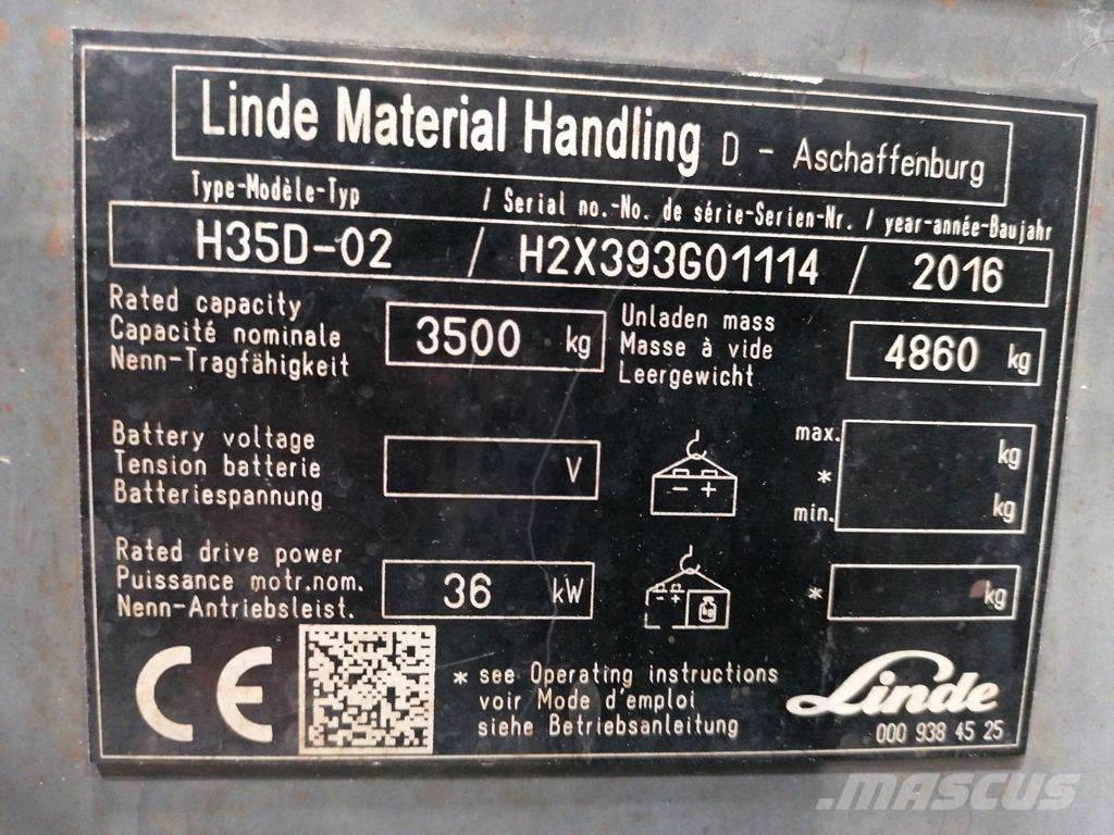 Linde H35D-02 Diesel trucks