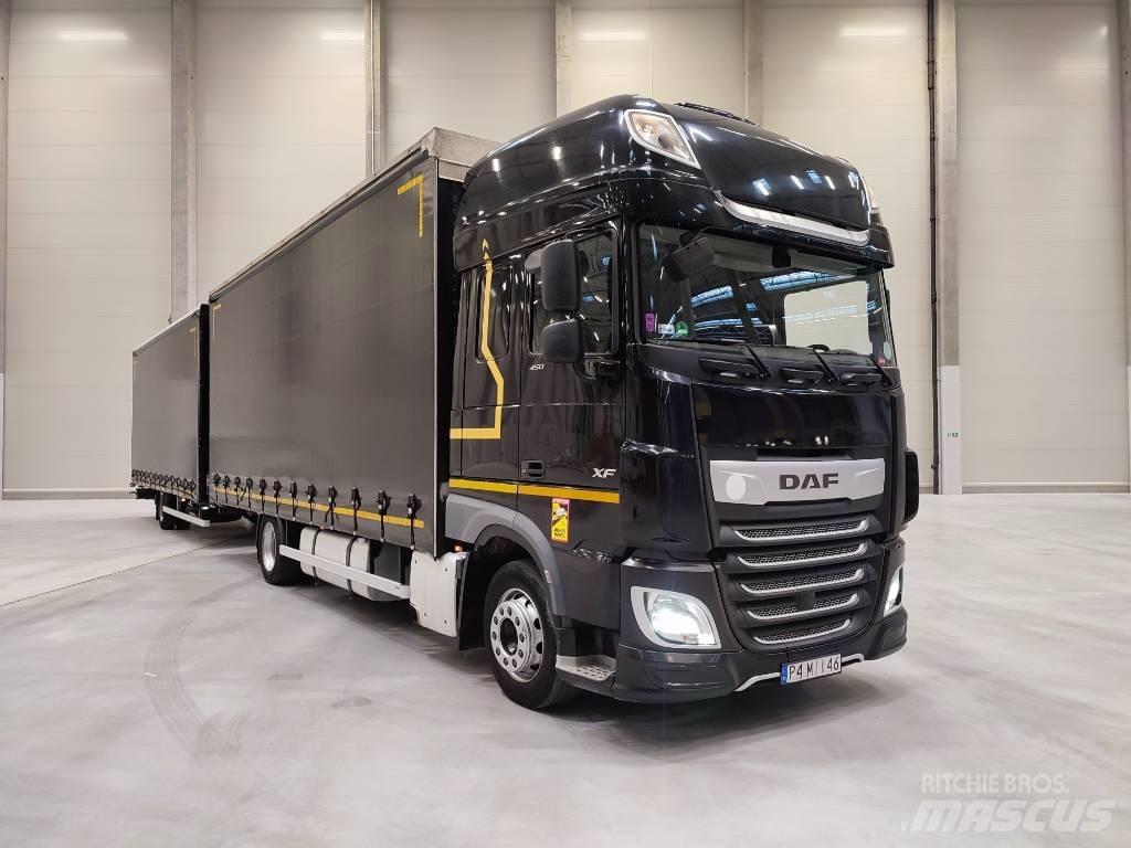 DAF XF 450 Curtainsider trucks