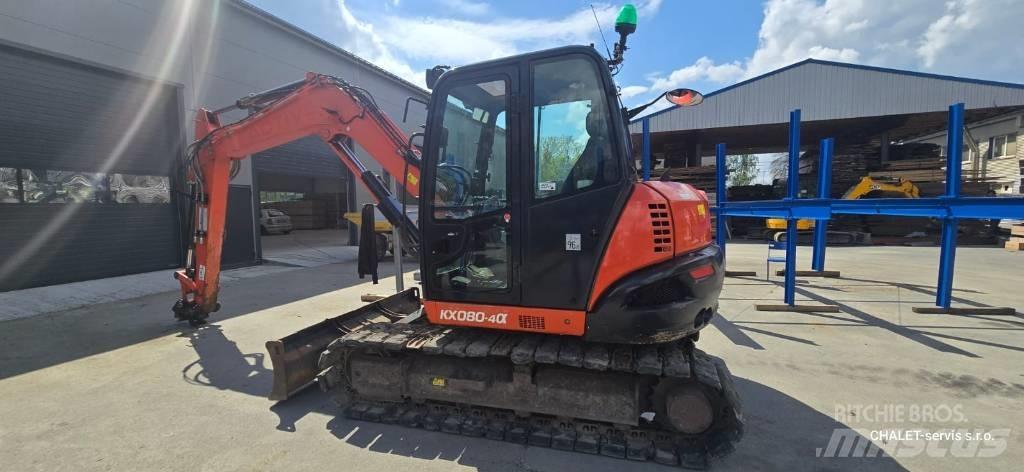 Kubota KX 080-4 CX Midi excavators  7t - 12t