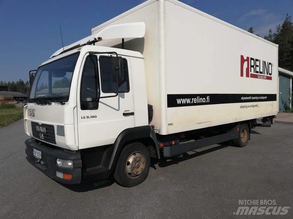 MAN 8.180 Box body trucks