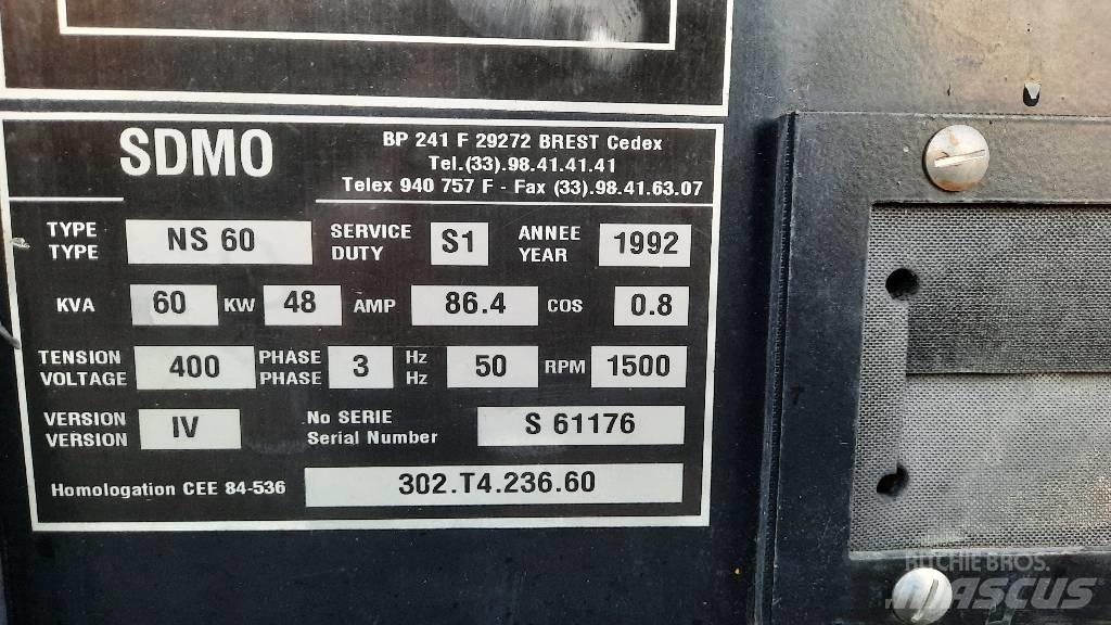 Sdmo NS 60 Diesel Generators