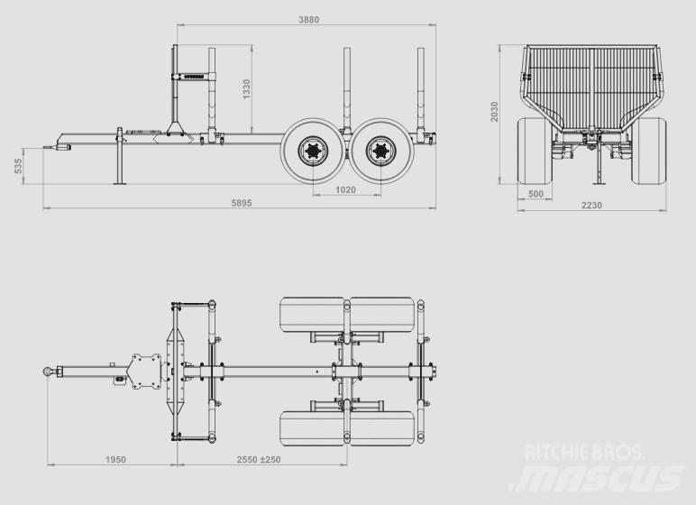 Country C700PRO/T90S Knuckleboom loaders