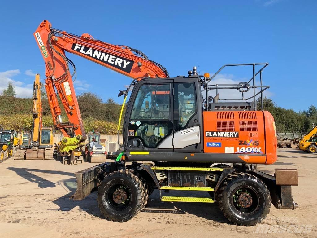 Hitachi ZX 140 W Wheeled excavators
