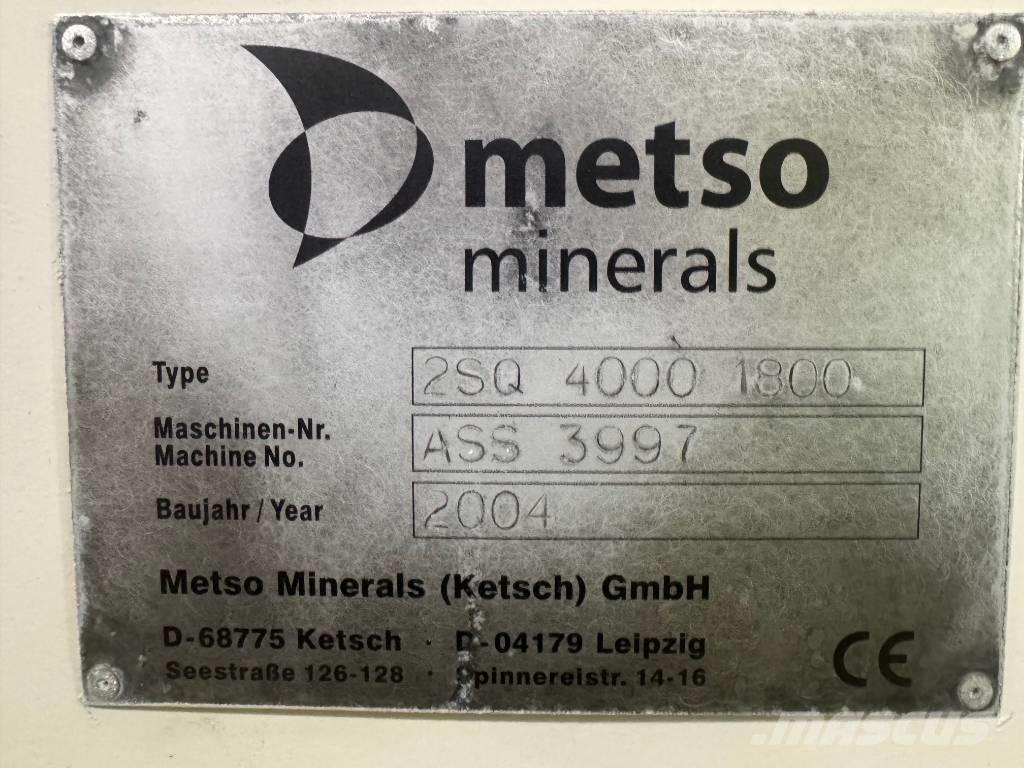 Metso 2SQ 4000 1800 Screeners
