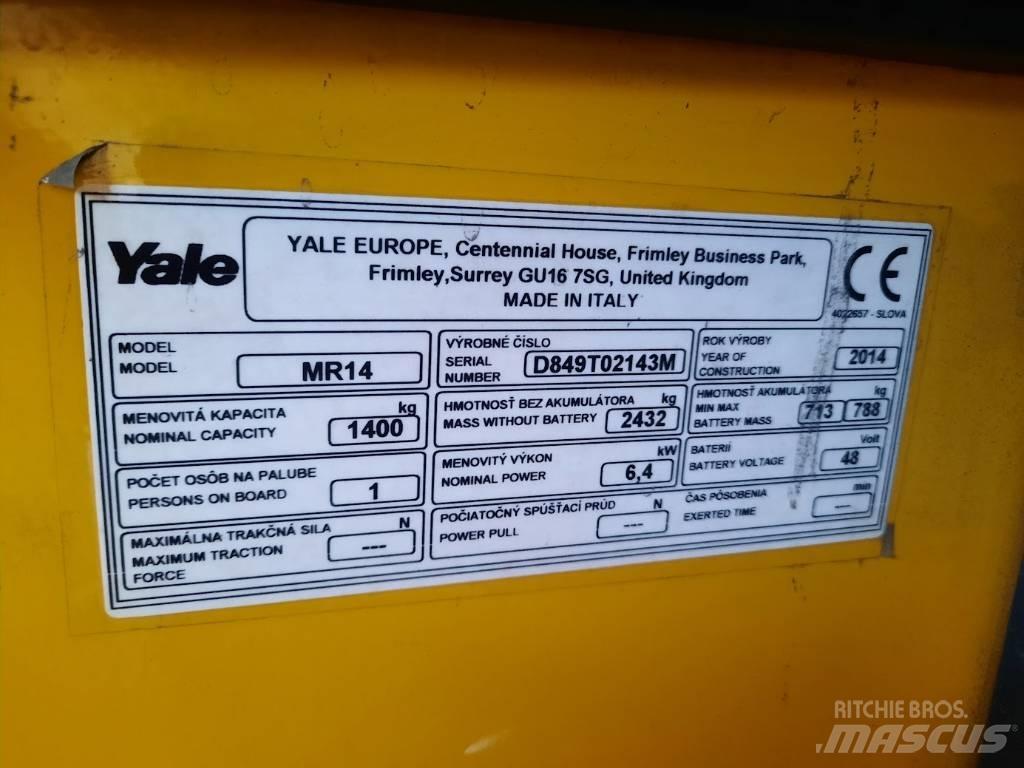 Yale MR14 Reach trucks