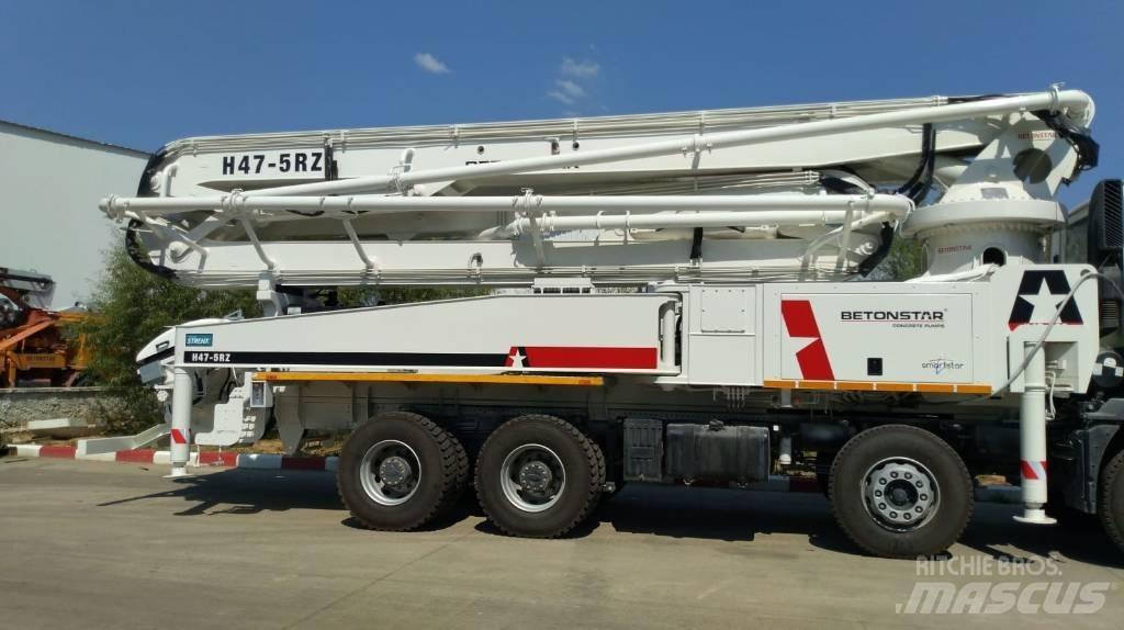 Betonstar 47M-5RZ Concrete pump trucks