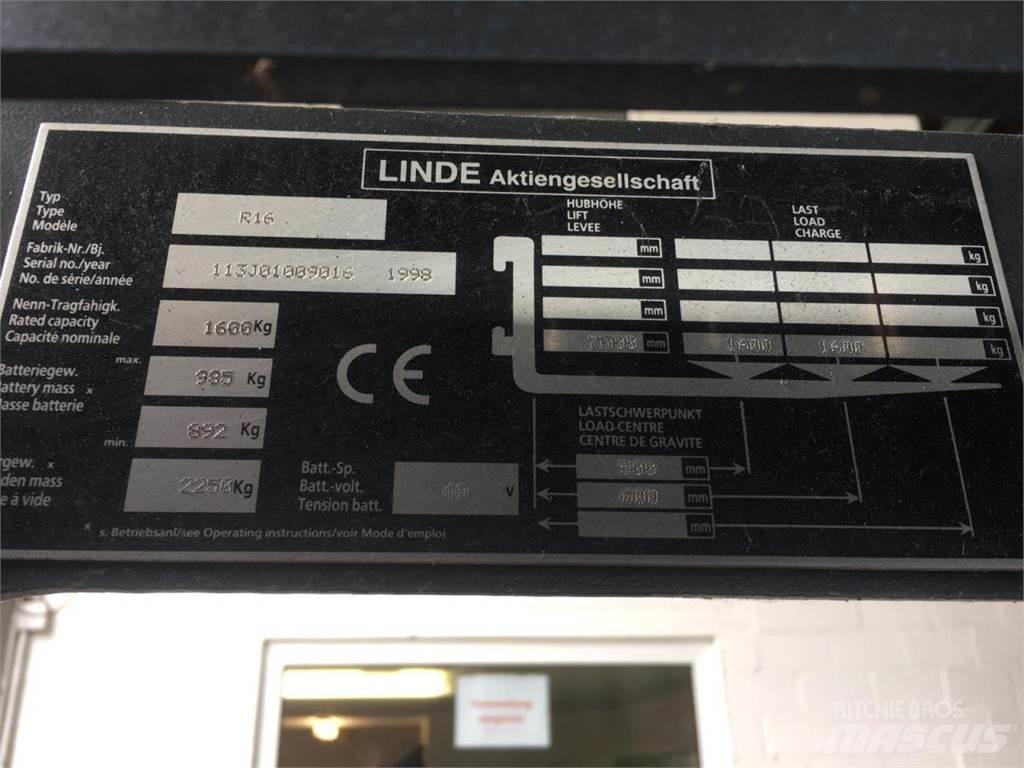 Linde R16 Forklift trucks - others