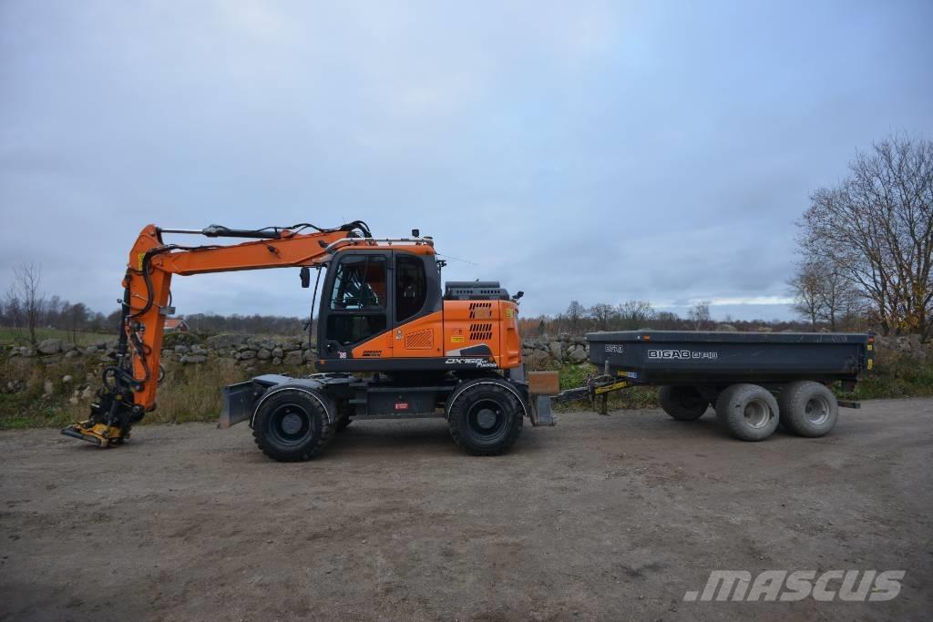 Doosan DX 165 W-5 Wheeled excavators