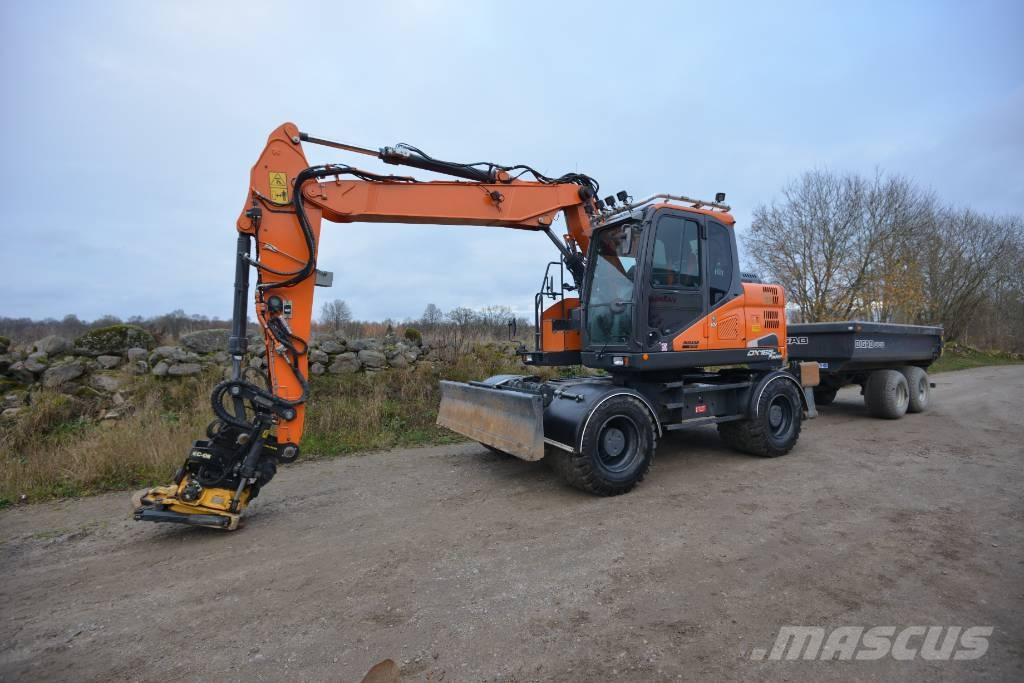 Doosan DX 165 W-5 Wheeled excavators