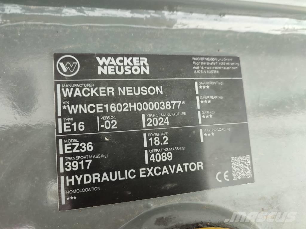 Wacker Neuson EZ 36 Mini excavators < 7t (Mini diggers)