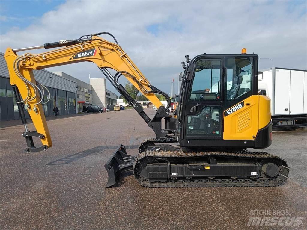 Sany SY80U Midi excavators  7t - 12t
