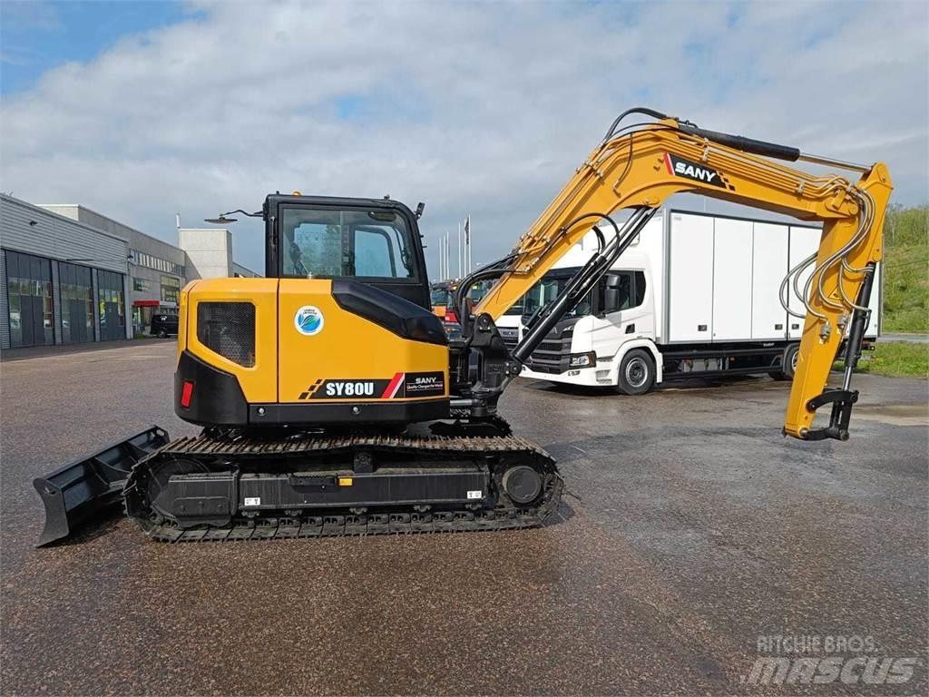 Sany SY80U Midi excavators  7t - 12t