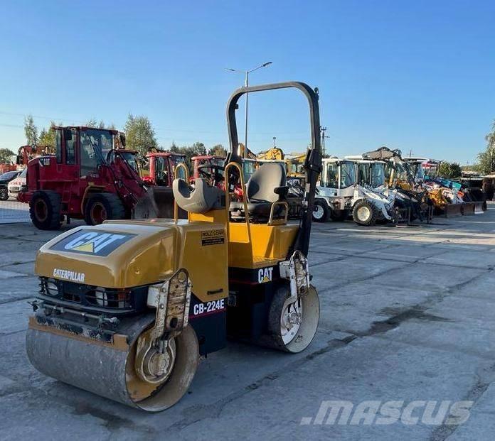 CAT CB 224 E Twin drum rollers