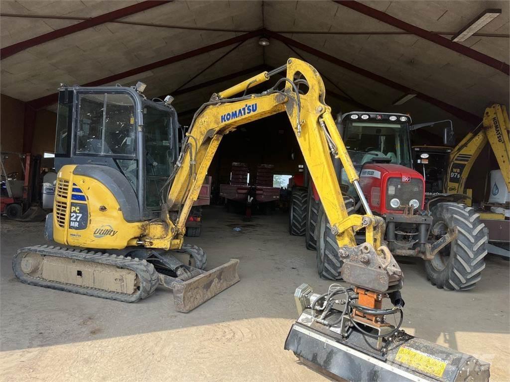 Komatsu PC27MR-2 Wheeled excavators
