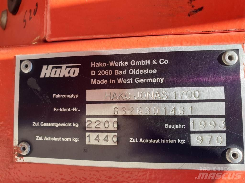 Hako Jonas 1700 Sweepers