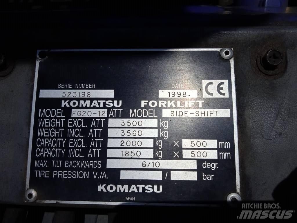 Komatsu FG20-12 LPG trucks