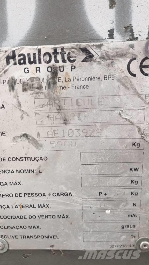 Haulotte HA 12 IP Articulated boom lifts