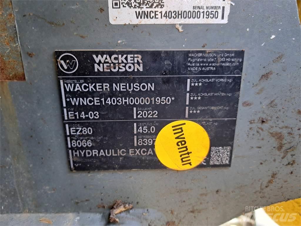 Wacker Neuson EZ80 Crawler excavators