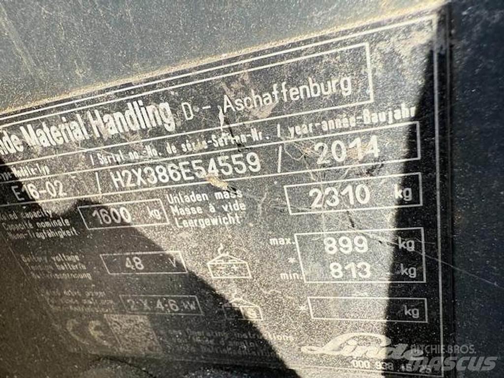 Linde E16-02 Forklift trucks - others